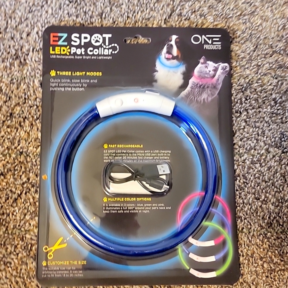 LED pet collar